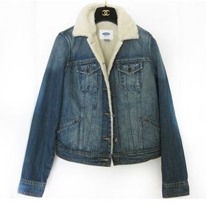 Sherpa denim jacket